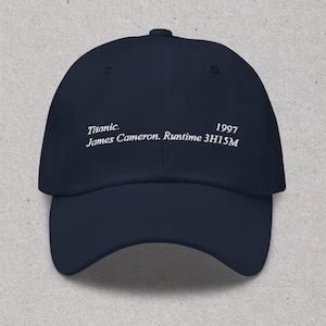 Titanic Movie 1997 | Dad hat | Film lover | Movie Cap