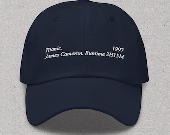 Vintage Deadstock 1998 Titanic Cap Authentic Official Movie