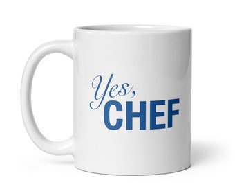 Yes Chef | Thank You, Chef | The Bear | The Bear Mug | Chef Mug | Coffee Mug | Foodie Mug | Cooking Enthusiast | Chef Gift