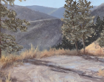 Signed by Artist - Switchback View Landscape Art Print