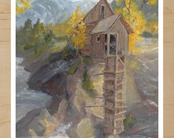 Signed by Artist - Crystal Mill 8x10 Print - Fall Landscape Open Edition