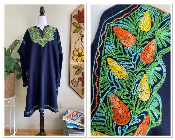 1960s/1970s Embroidered Wool Tunic