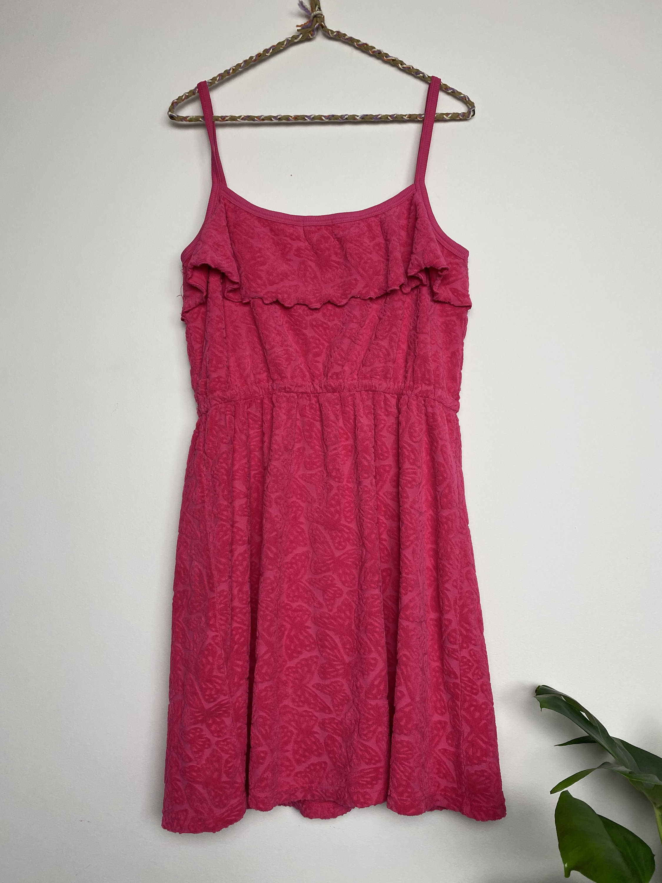 Y2K Hot Pink Juicy Couture Terry Cloth Sundress - Etsy