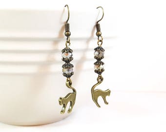 So Sweet Earrings Cat Earrings Dove Earrings .Z Kitty.Pretty Kitty.Finer Earrings.1920 1920 Jewelry Cat Jewelry J20. 1920 Earrings