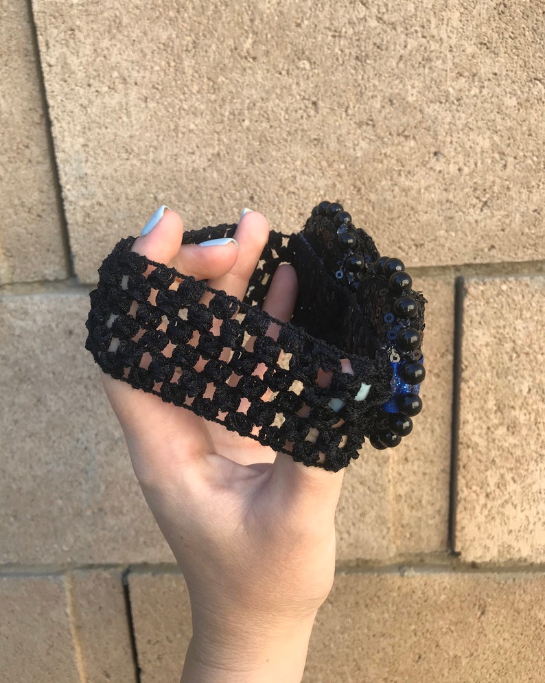 Thin Blue Line Baby Headband Mickey Ears Baby Headband Minnie Ears Thin Blue Line Headband Minnie Headband