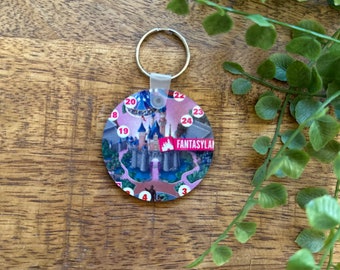 Disneyland Map Keychain