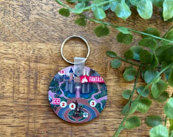 Disneyland Map Keychain
