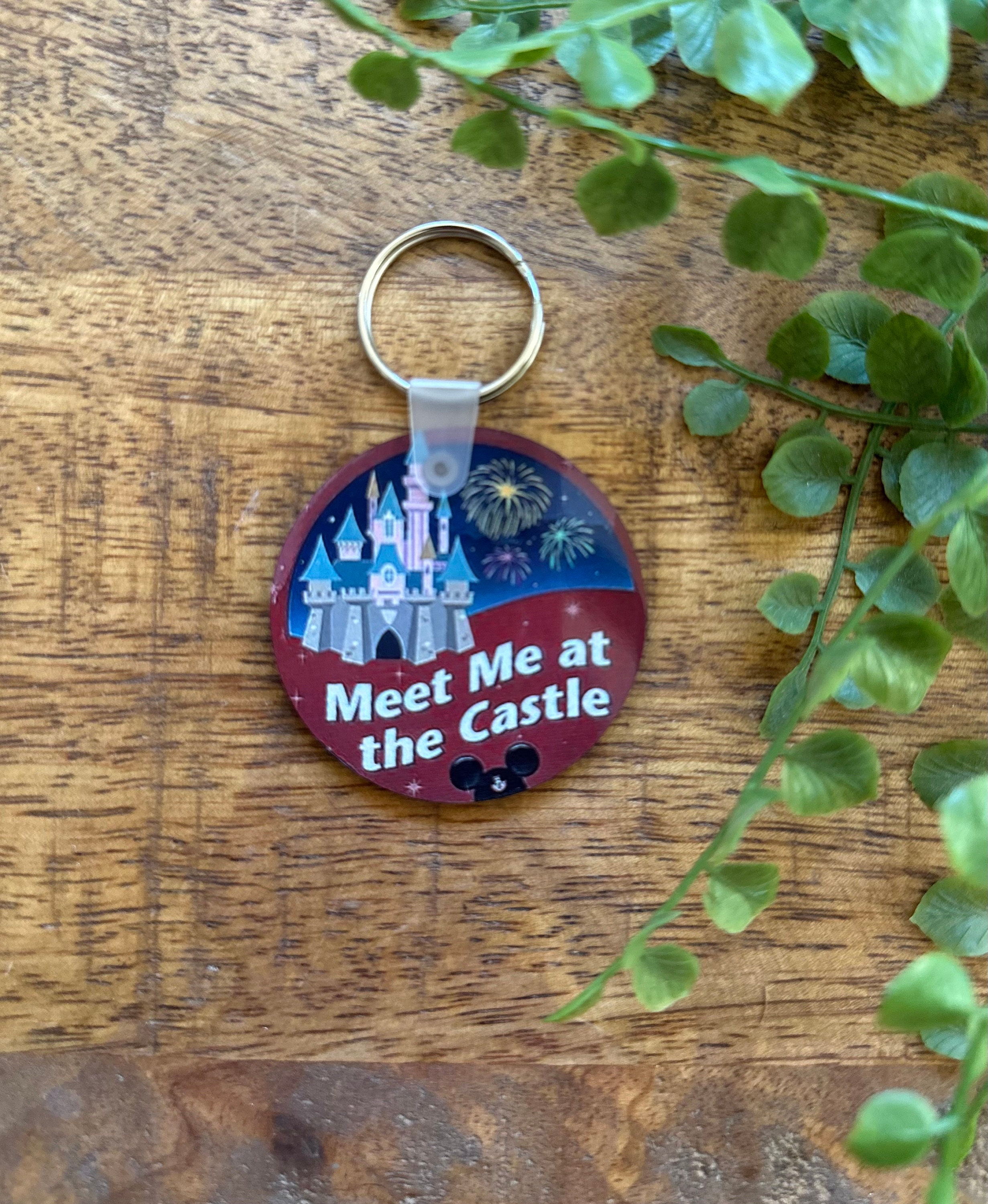Castle Keychain - Etsy