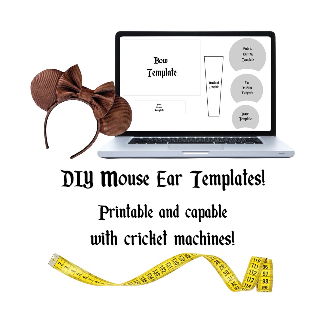 Mouse Ear Template Etsy Mouse Ear Template Etsy