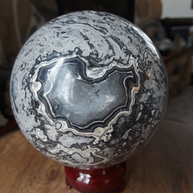 3.25//85.55mm Picasso Jasper Sphere//Jasper | Etsy