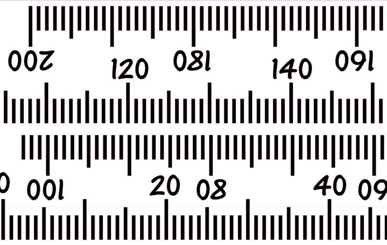 Download Svg Metric Growth Chart Ruler Stencil Cut File Silhouette ...