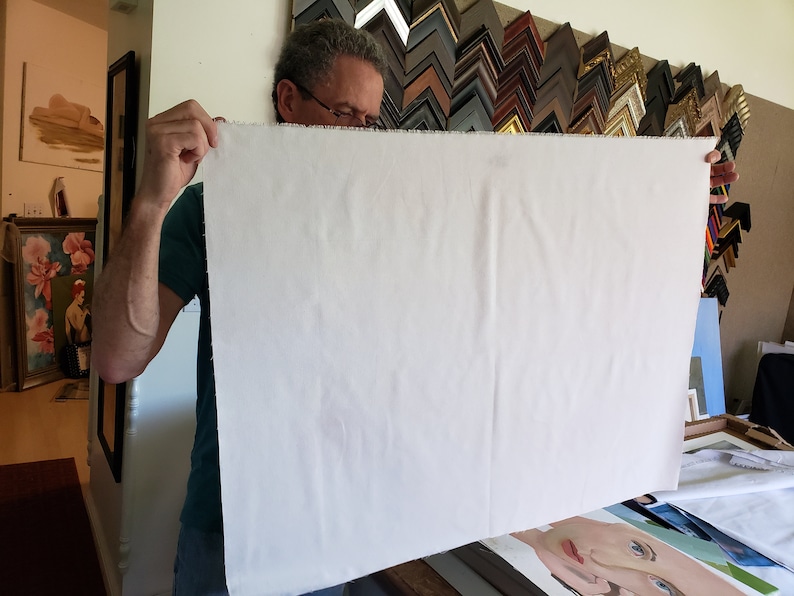 Blank Artist Canvas unprimed 29.5 x 40 10 for 60 We Etsy