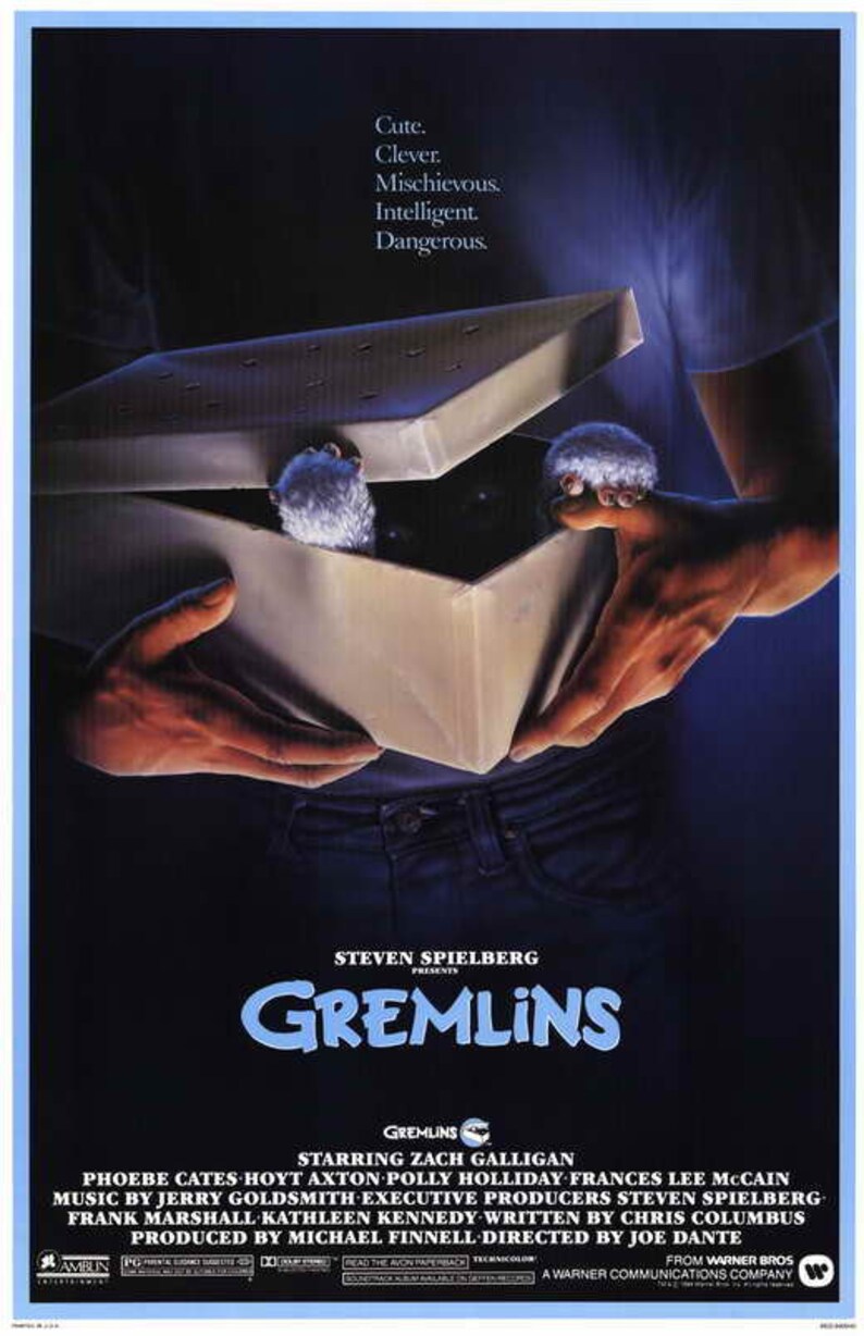 Gremlins 1984 Movie Poster 11 X 17 Joe Dante Comedy Horror Etsy
