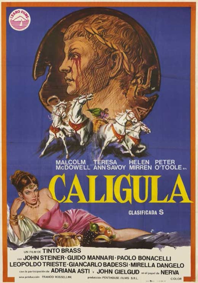 Image result for caligula film poster"