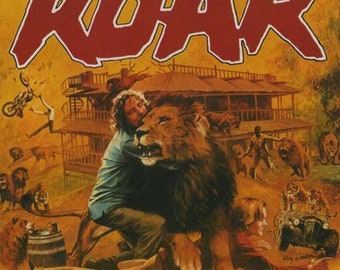 Roar (1981) movie poster 11 x 17 Tippi Hedren Noel Marshall jungle beast adventure horror Melanie Griffith most dangerous film ever made