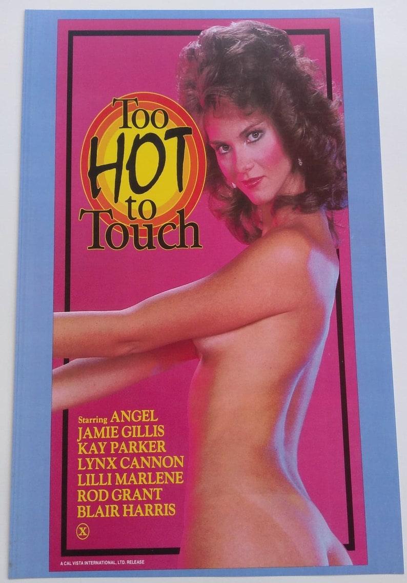 Jamie Gillis Porn Movie - Too Hot to Touch (1985) 11 x 17 movie poster Angel adult film Jamie Gillis  hardcore porn Kay Parker nurses Lynx Canon ski resort 80's erotic