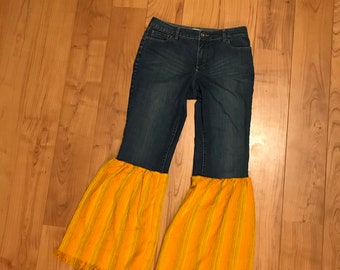 Turquoise Bell Bottom - 30