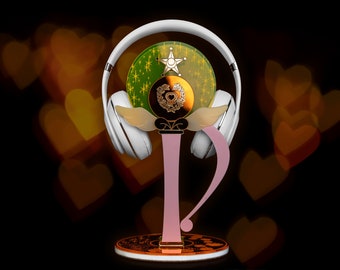 Sailor Venus Crystal Change Rod Headphone Stand