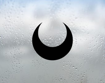 Mini Moon Symbol Sticker | Vinyl Decal