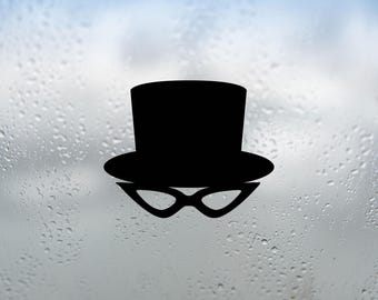 Mini Tuxedo Mask Symbol Sticker | Vinyl Decal