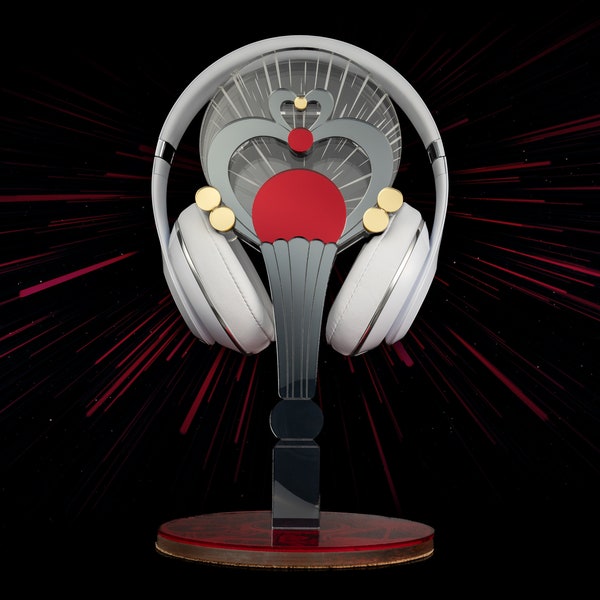 Sailor Pluto Garnet Rod Acrylic Headphone Stand