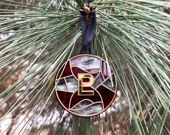 Pluto Ornament | Granat Kugel Symbol Glasmalerei Anime Weihnachtsbaum Dekoration | Magisches Mädchen Moonie Geschenk