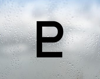 Mini Pluto Symbol Sticker | Vinyl Decal