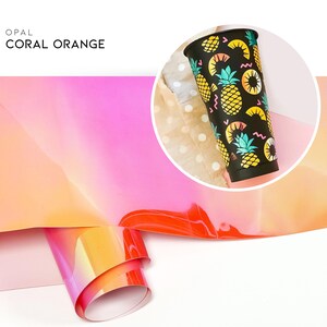 Sailor Moon Symbol Sticker | Vinyl Decal Opal Coral Orange