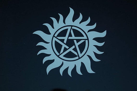 Anti-Possession Symbol Supernatural catholic voodoo demons Decal Sticker for Car