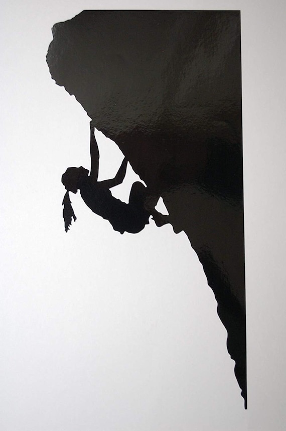 Rock Climbing Die Cut Vinyl Decal Car Laptop Window Sticker Mountain climb