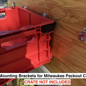 Mount Set for Milwaukee PACKOUT Crate