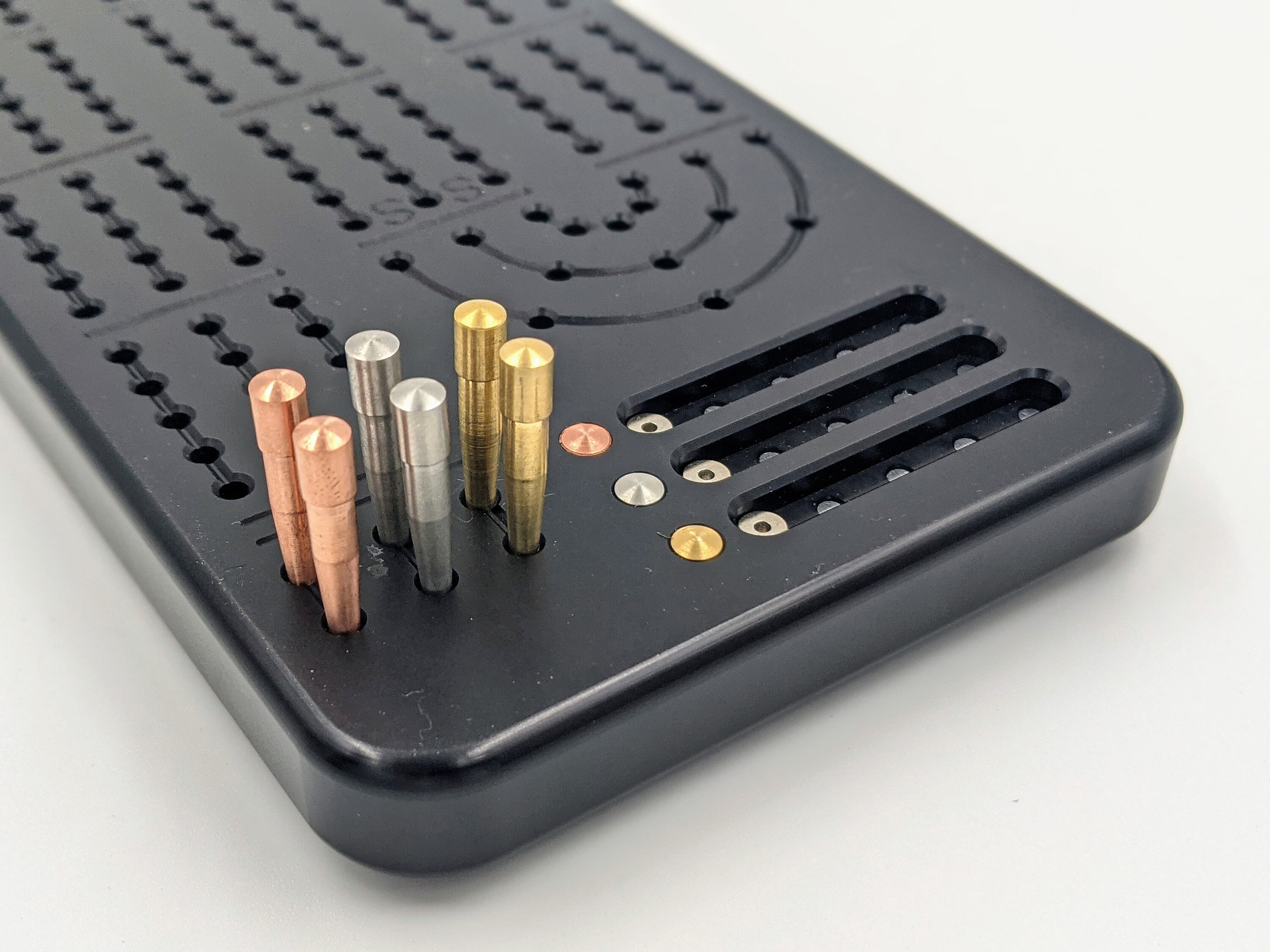 Black Deluxe Aluminum Cribbage Board Etsy UK