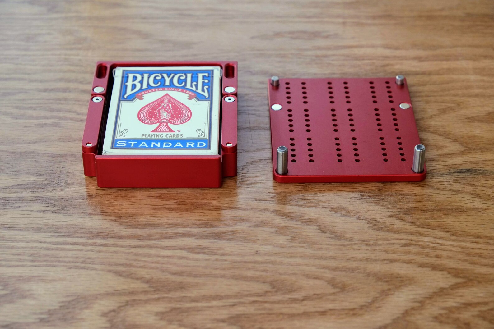 Modern Travel Cribbage Board 3 Player Collapsible to Hold Etsy