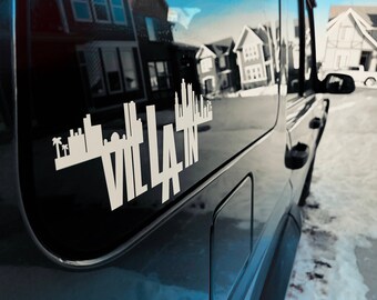 VilLAin Los Angeles car decal