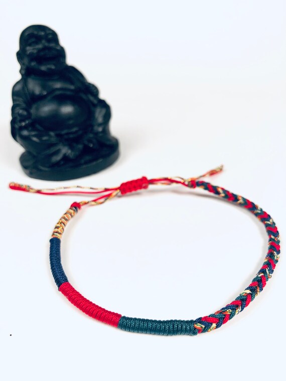 TRANSFORMATION Tibetan Knot Bracelet colorful Buddhist Bracelet Hand Made Knot Bracelet Lucky Bracelets Friendship Bracelets Etsy UK