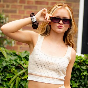 Satin Look Tag Scrunchie - Etsy