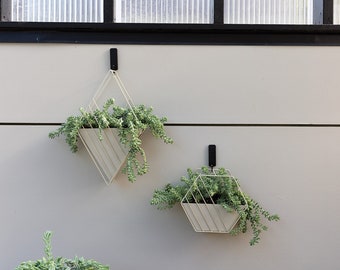 Tulane Hanging Planter for Plants | Plastic Planter (8.75"x 4.75"x 7.75" OR  8.75"x 4.75"x 15.5")