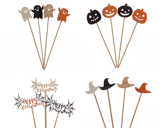 Halloween Centerpiece Sticks l Thanksgiving Centerpiece Sticks  (pack of 3 OR 4 OR 12) (Sell in assorted colors)