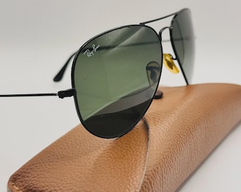 Ray-Ban RB3025 Aviator Sonnenbrille mit Original Etui & Quittung von 2000