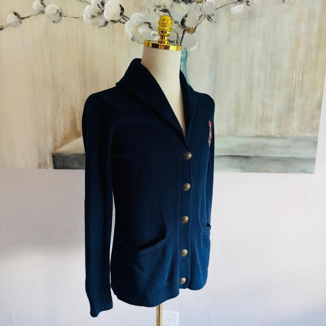 Vintage Ralph Lauren Polo Cardigan - Etsy