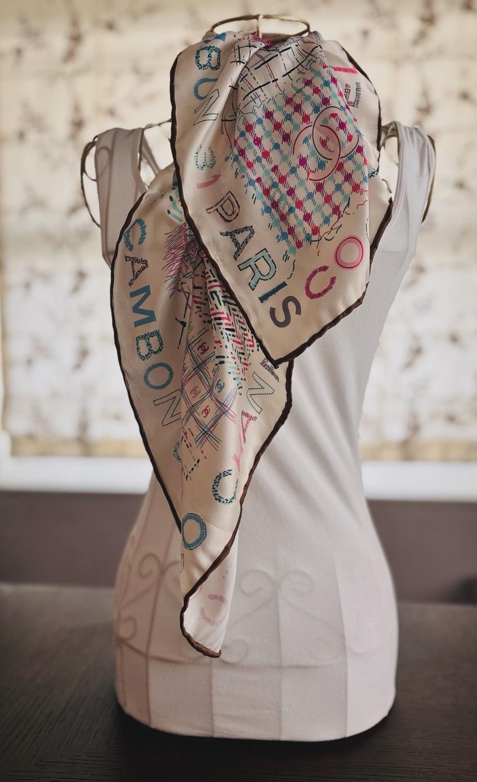 Paris Chanel Scarf - Etsy