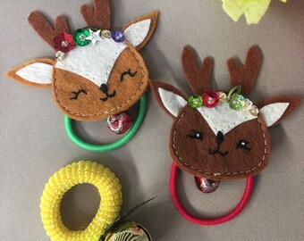 Cute fawn elastic set of 3