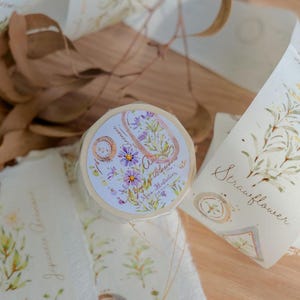 Miau Illustration Washi Tape A Jahr Der Blüte - Herbst