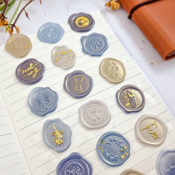 Wax Seal Stickers Etsy