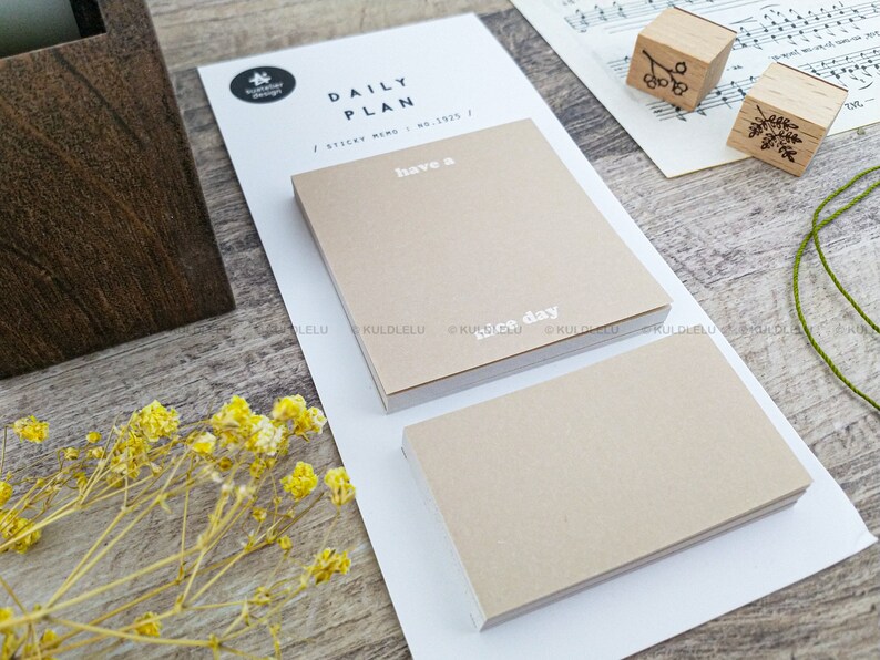 Suatelier Sticky Memo Daily Plan Have A Nice Day