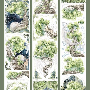 Sample Washi Tape Shine - World Tree Green