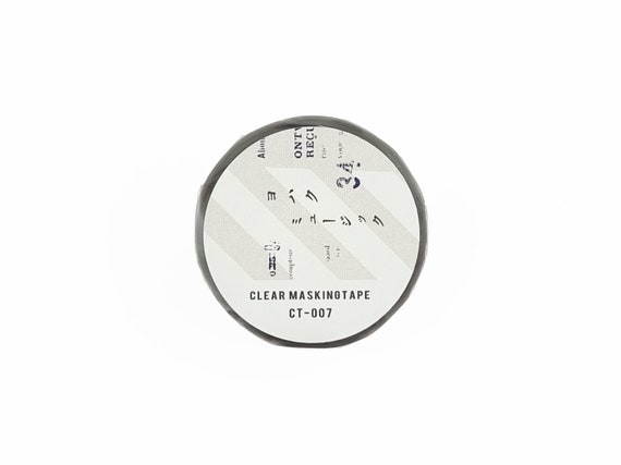 Yohaku Clear Masking Tape [CT-007] - Music 4580595948070