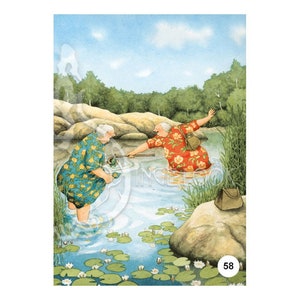 Cartão postal Inge Löök Senhoras idosas - 58