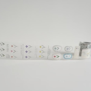 Yohaku Roll Stickers P009 - Garden