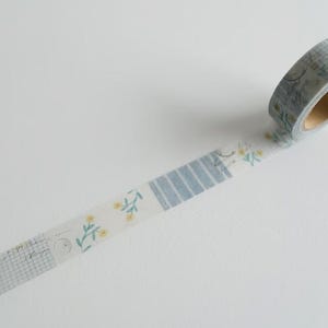 ヨハク チェック＆ストライプ 和紙マスキングテープ 冬のギフト 2024 - YC-023